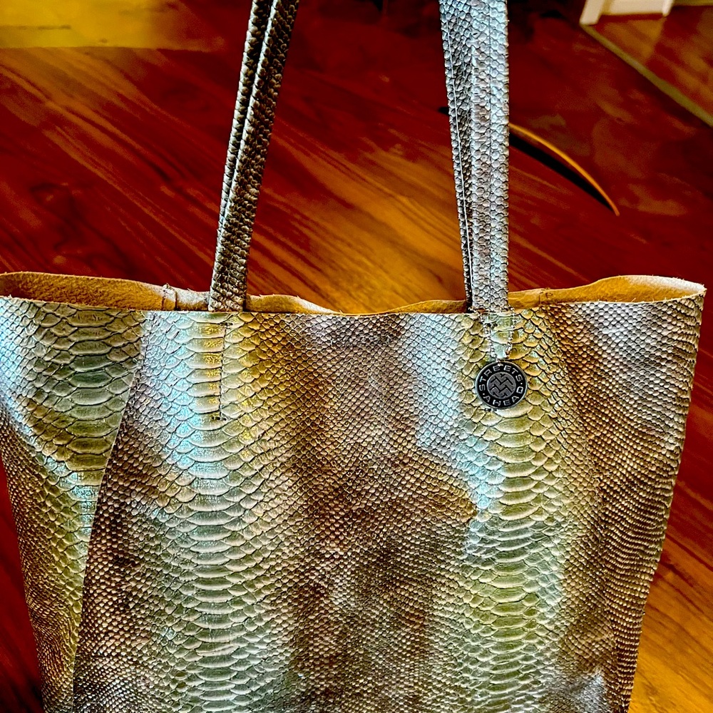 Streets Ahead Snakeskin Leather Purse